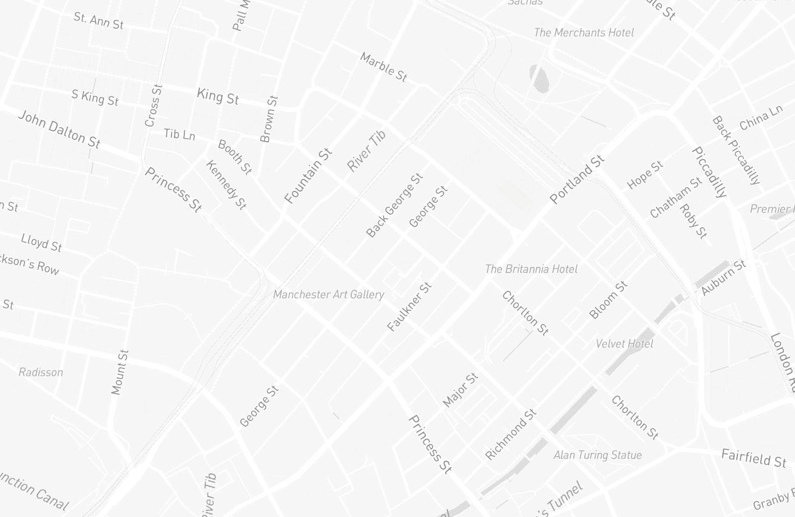 Street map of Chinatown with 29 verified parking locations mapped by Parkwise