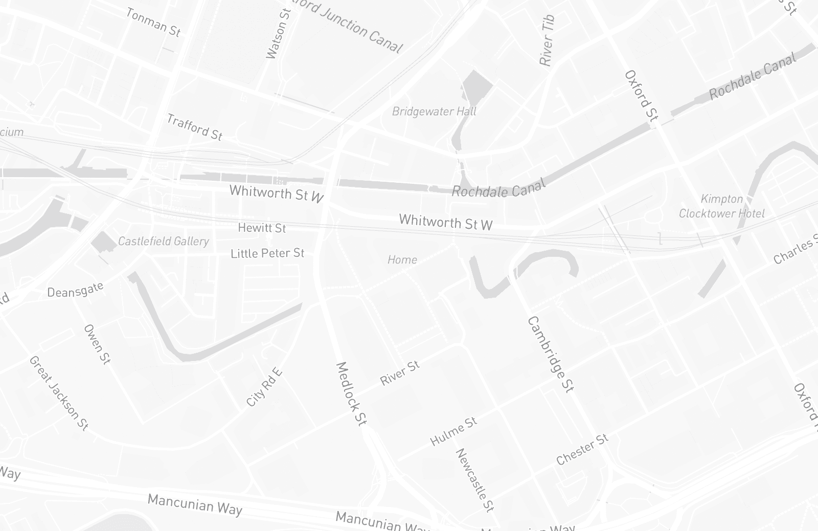 Street map of First Street with 22 verified parking locations mapped by Parkwise