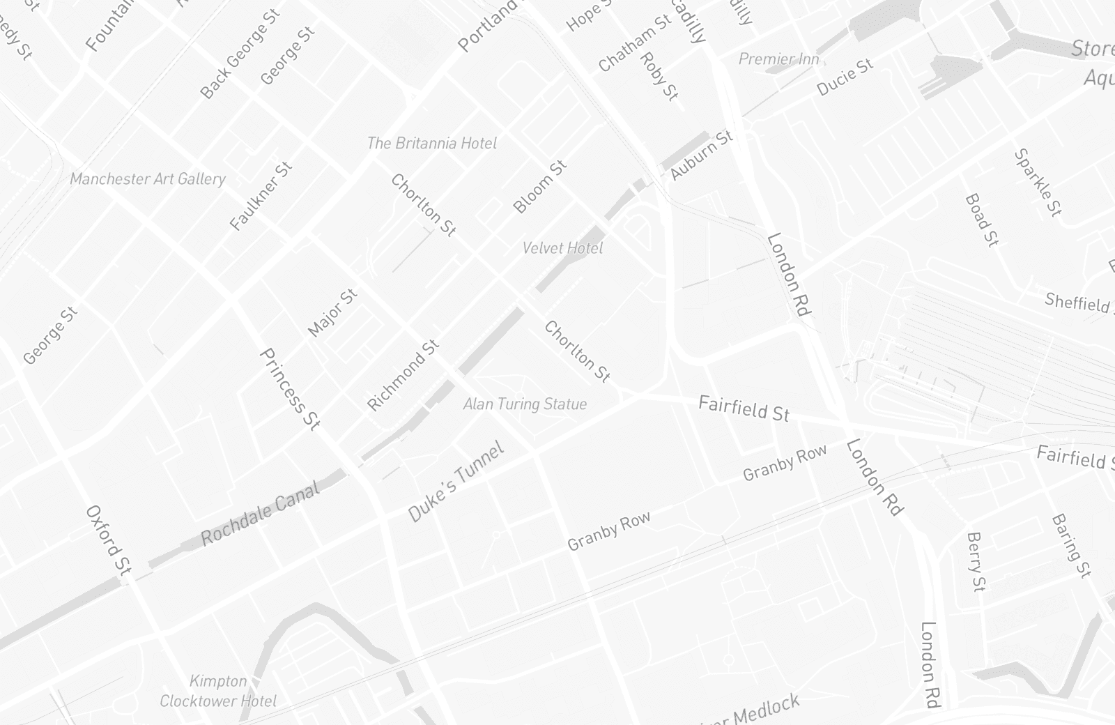 Street map of the Gay Village with 33 verified parking locations mapped by Parkwise